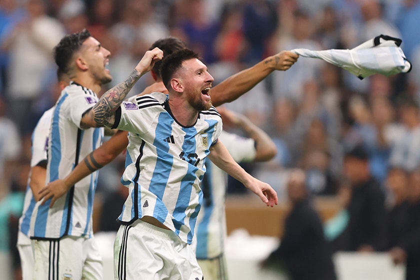 Lionel Messi FIFA World Cup 2022 Final Argentina Qatar champion