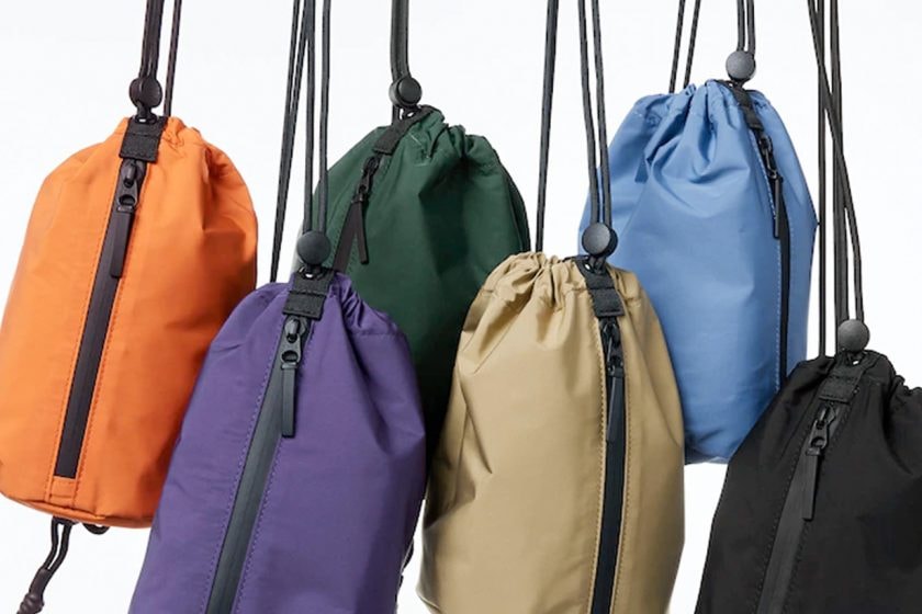 uniqlo MINI DRAWSTRING BAG unisex high rated 