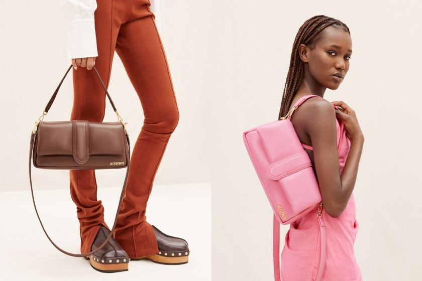 Jacquemus le Bambimou Bisou mousqueton Perle handbags new in it bag