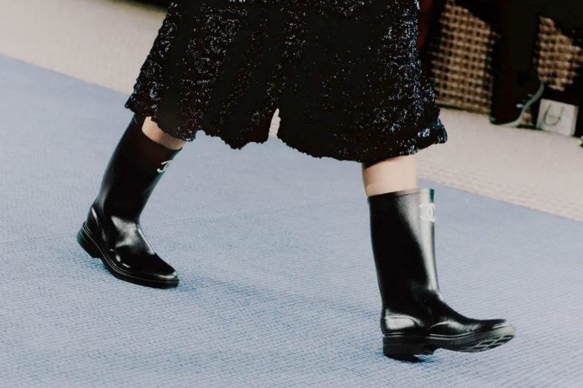 chanel boots rain it shoes 2022 fw