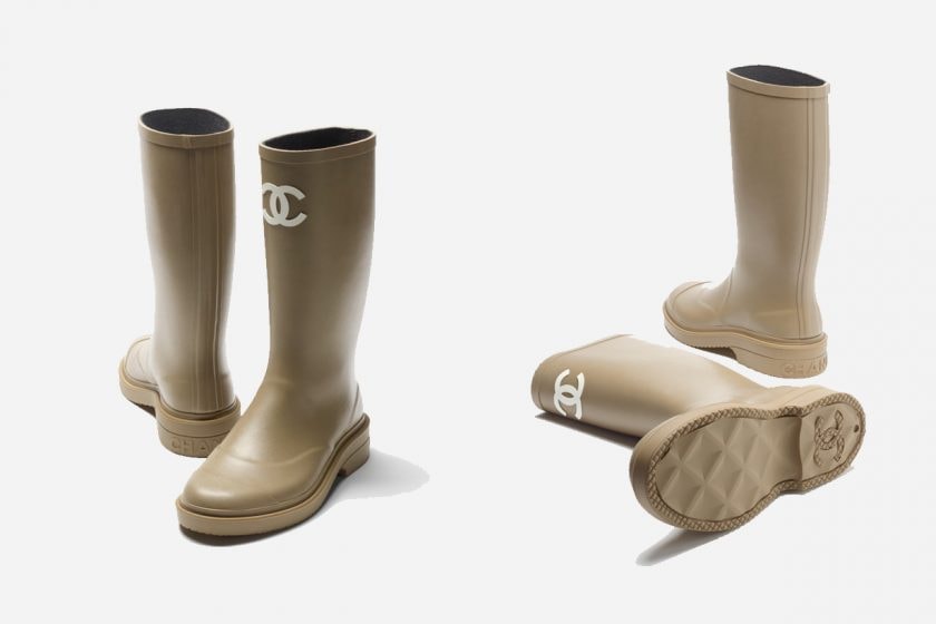 chanel boots rain it shoes 2022 fw