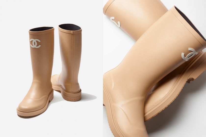 chanel boots rain it shoes 2022 fw