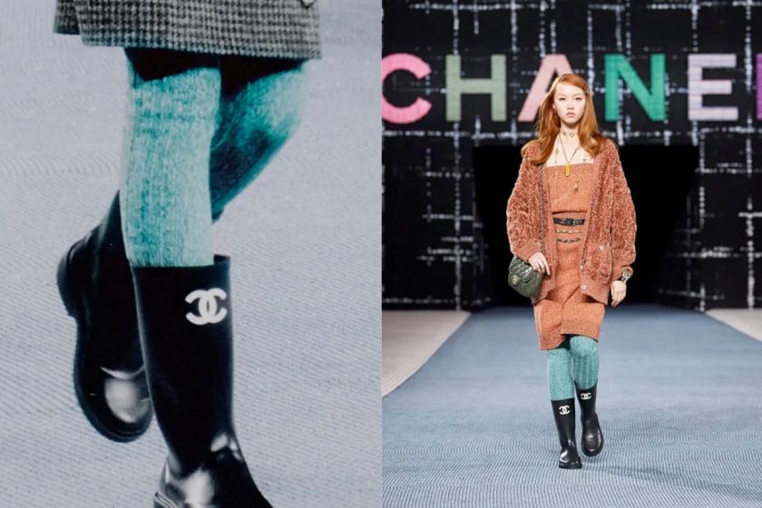 chanel boots rain it shoes 2022 fw