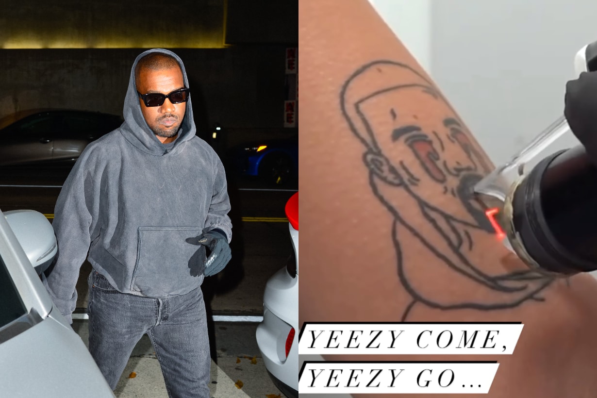 Kanye West Yeezy YE 紋身 Tattoo 