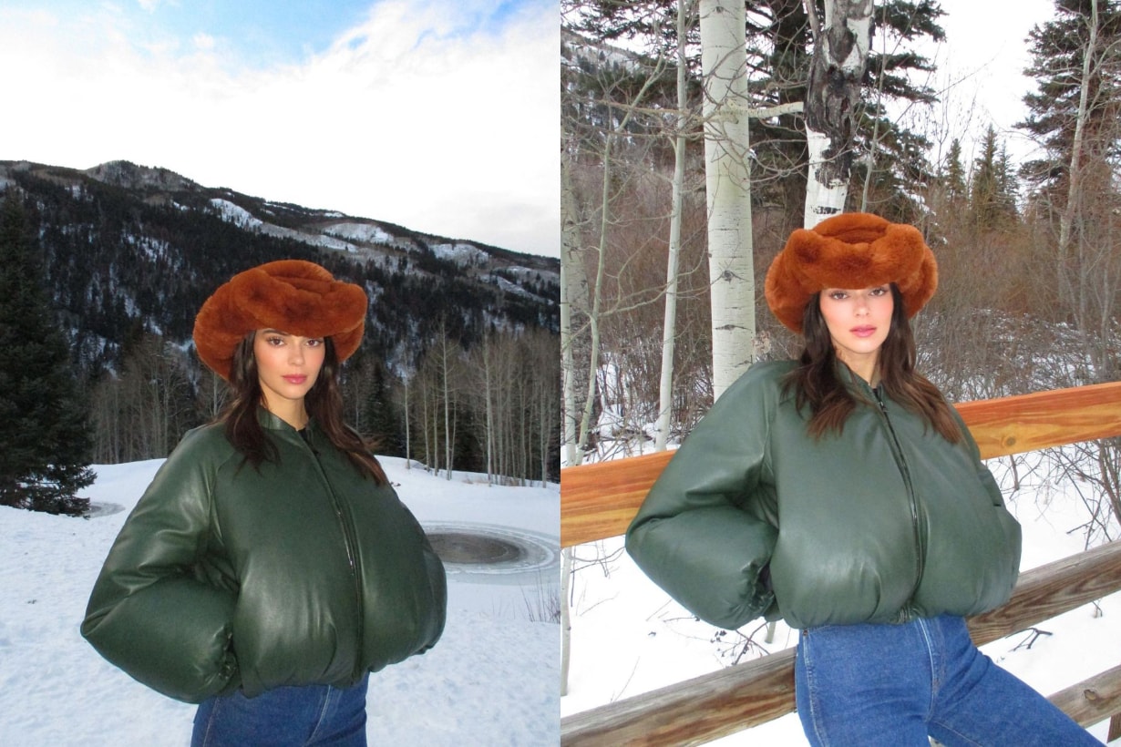 Loewe Bomber Jacket Kendall Jenner Hailey Bieber Jonathan Anderson Taylor Russell 冬日造型