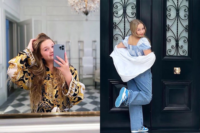 Harper Beckham 是最被期待的星二代無誤!跟 Victoria 合照,腳上的球鞋卻成網民焦點!