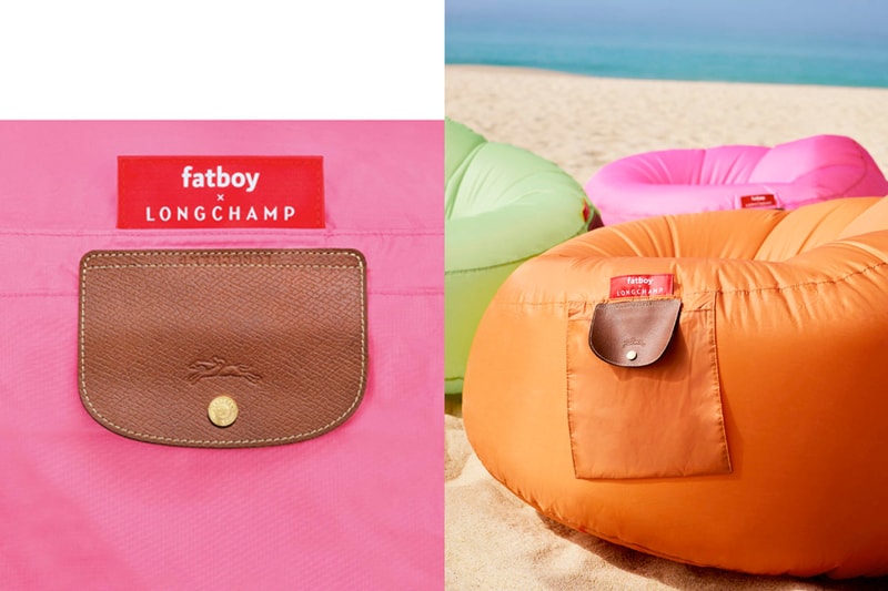 Le Pliage 折疊手袋的驚喜，真面目是 Longchamp x Fatboy Glamping O 充氣懶骨頭！