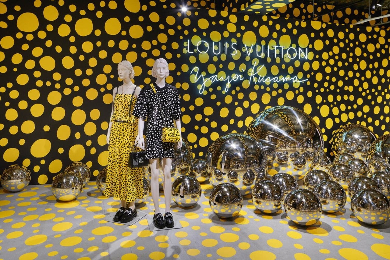 Louis Vuitton x Yayoi Kusama pop up store japan