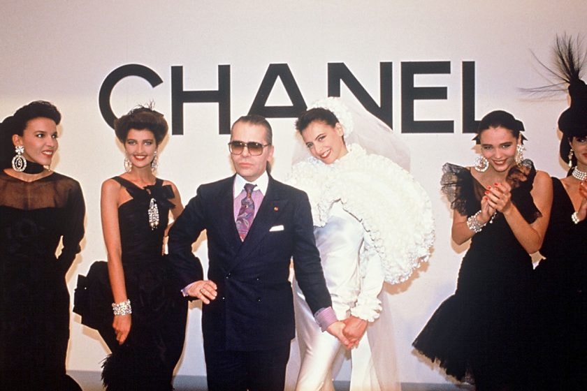 anna wintour karl lagerfeld chanel first collection 1983 haute couture ss white house black story