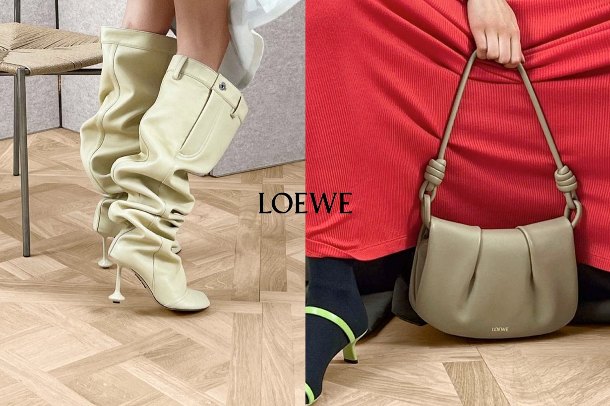 Loewe 創意總監 Jonathan Anderson 偷偷曝光，2023 早秋系列全新手袋、鞋履款式！