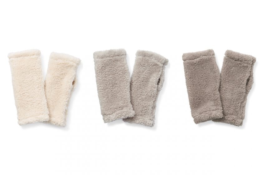 muji oversleeve furry accessory warm y2k gloves