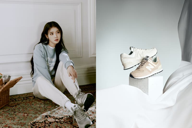 若正在找優雅柔美的 New Balance 574,IU 腳上的全新配色怎能不心動?