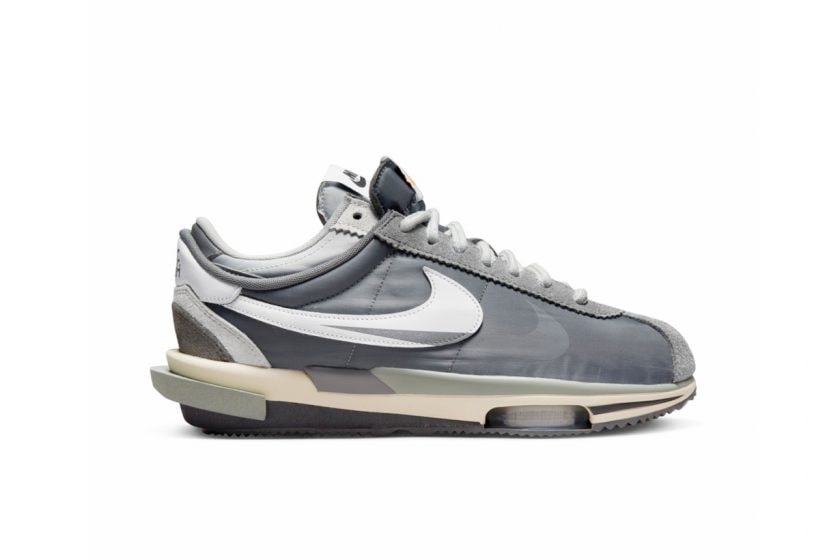 nike sacai zoom cortez grey cream raffle limited shoe accessory