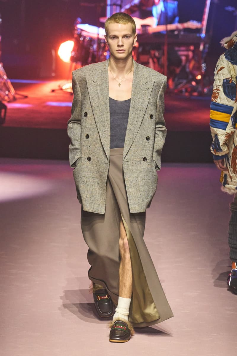 gucci fall winter menswear milan fashion week first collection without alessandro michele