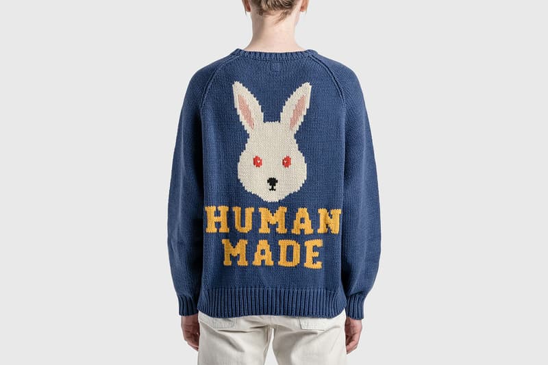Human Made 2023 Rabbit Cushion T-shirt Mug Knit Sweater
