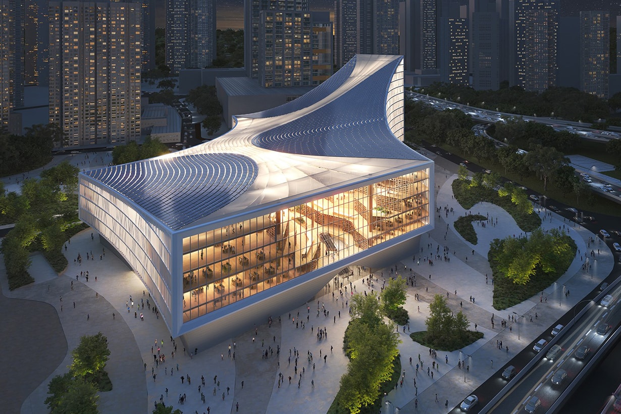 MVRDV Canyon Of Books wuhan library