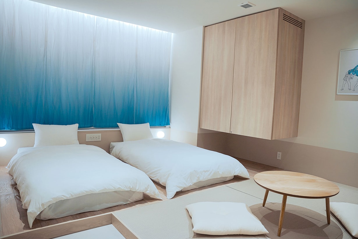 SEKAI HOTEL Takaoka japan new open Yawayawa Blue