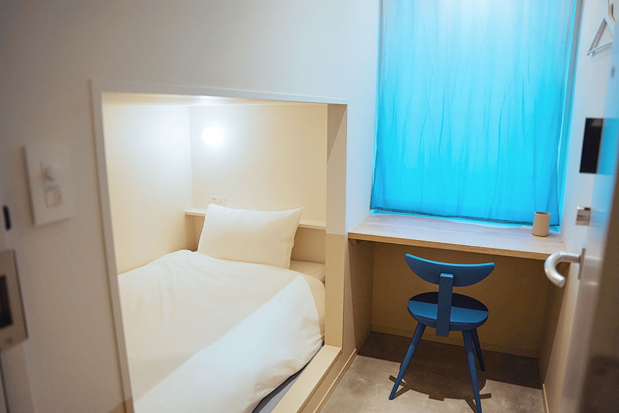 SEKAI HOTEL Takaoka japan new open Yawayawa Blue