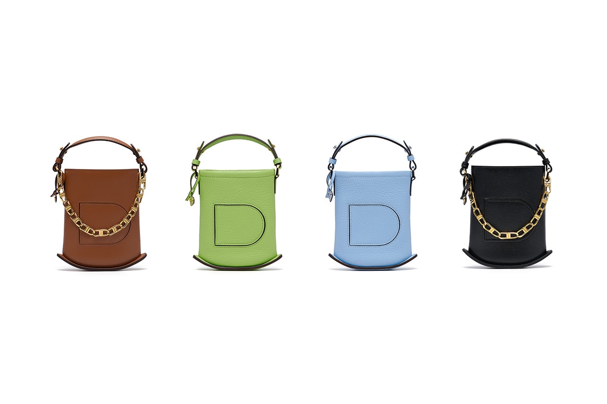 Delvaux SS23 Pin Eclat Co-Pin Pin Toy Box Calf