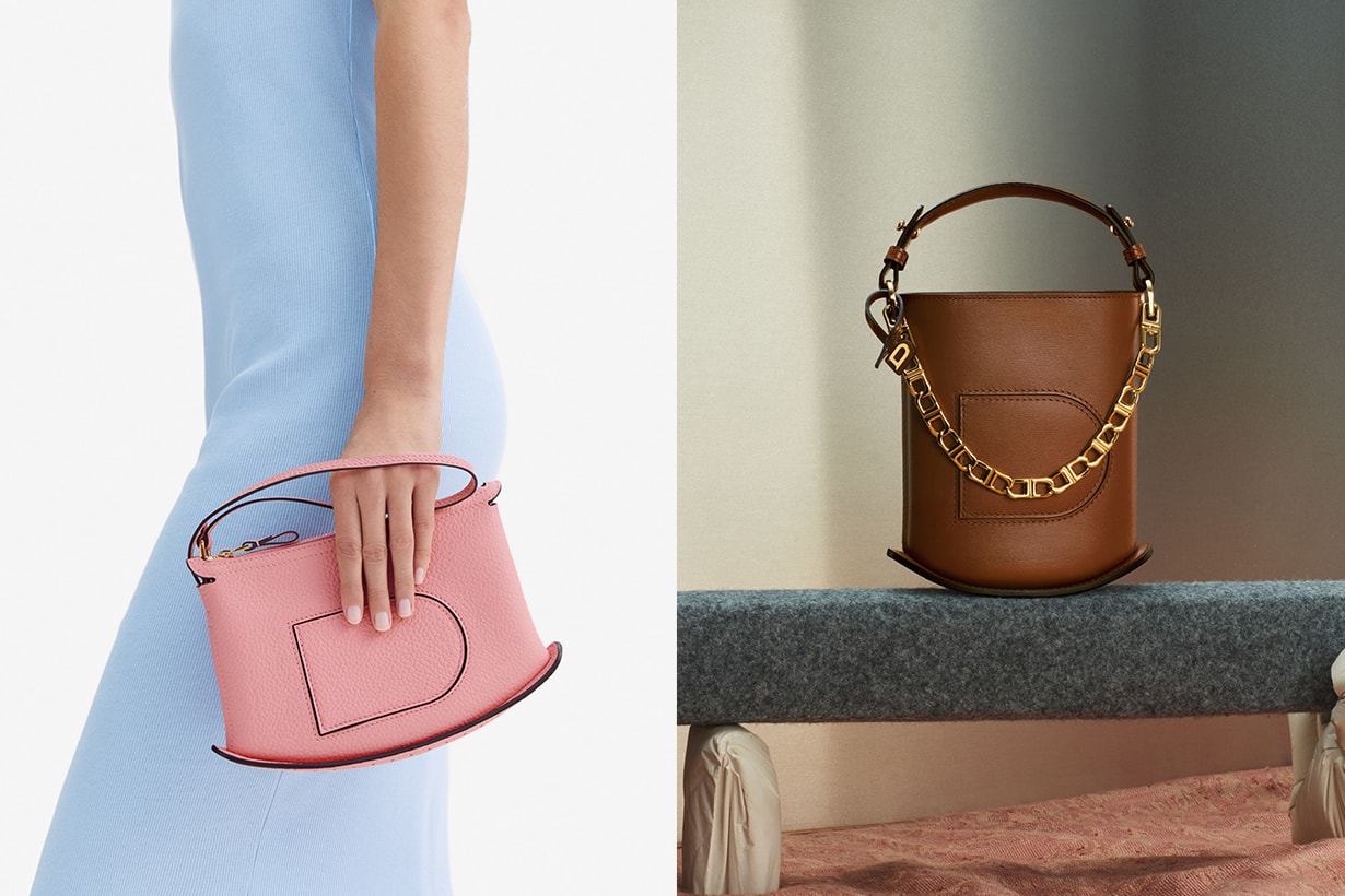 Delvaux SS23 Pin Eclat Co-Pin Pin Toy Box Calf