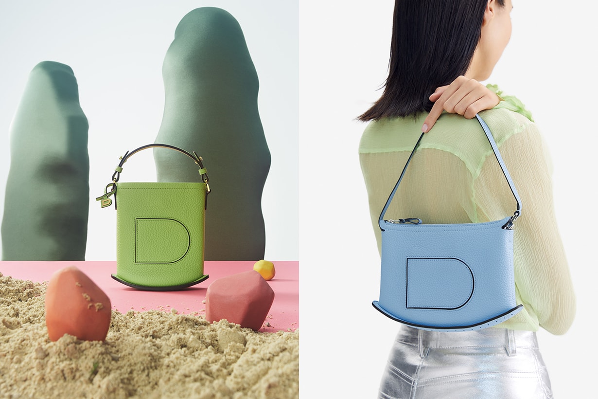 Delvaux SS23 Pin Eclat Co-Pin Pin Toy Box Calf
