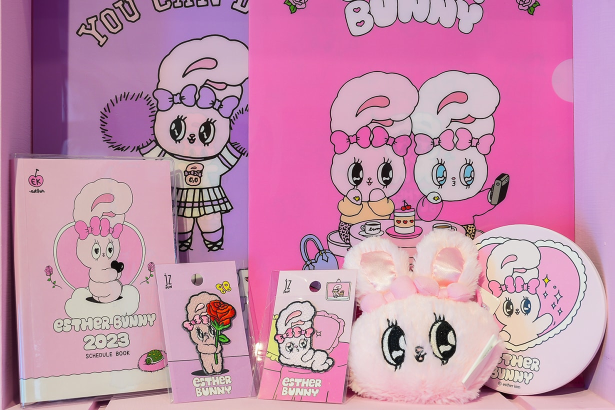Esther Bunny Pop-up Store Taipei Kaohsiung Esther Kim Korean Illustrator