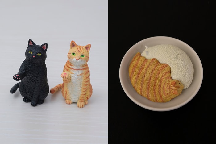把怪奇貓咪照變成模型:日本藝術家 meetissai 的「真實版迷因」鬼才創作!