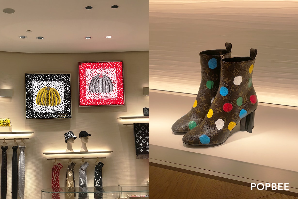 Louis Vuitton x Yayoi Kusama 2023 release taipei 101 taiwan