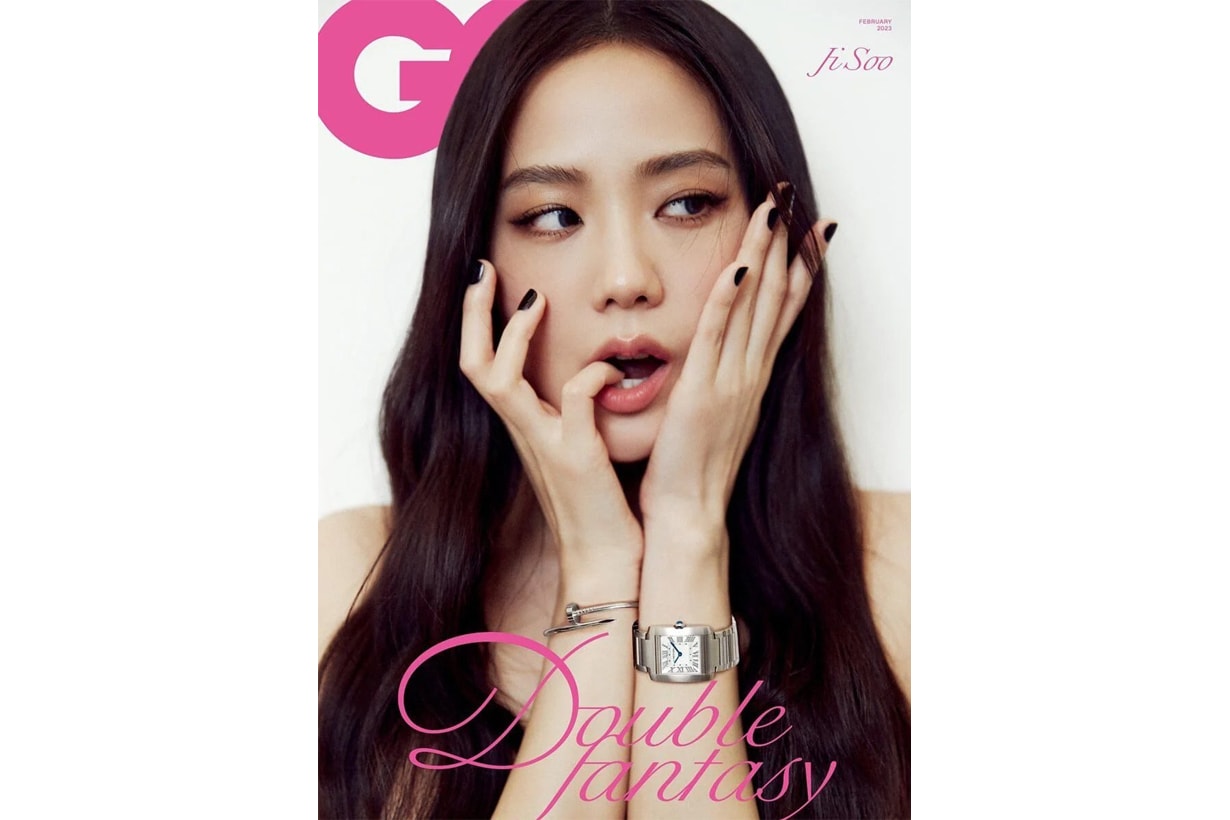 blackpink jisoo new haristyle korean gq magazine cover photo shoot