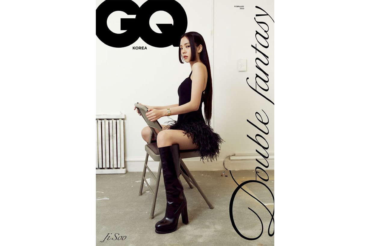 blackpink jisoo new haristyle korean gq magazine cover photo shoot