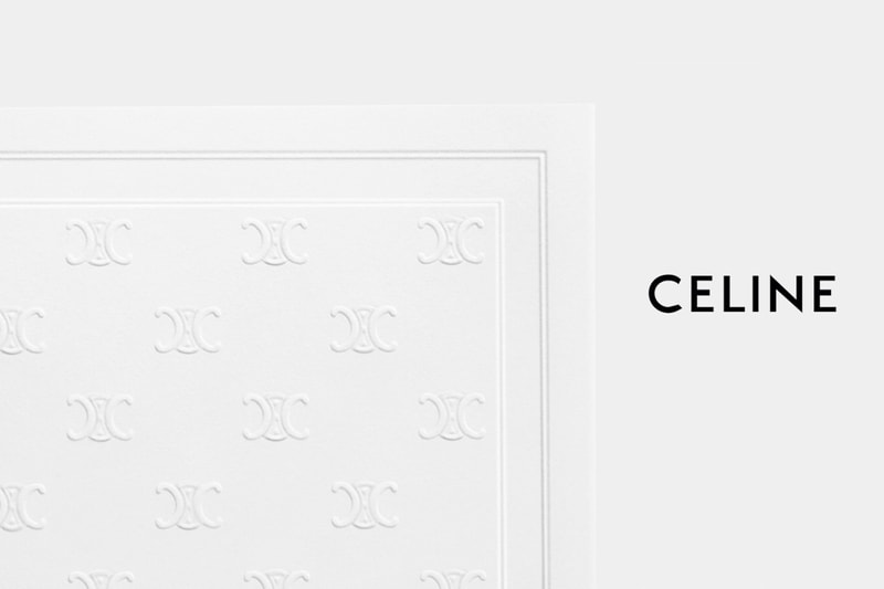 celine PARADE SCENTED PAPER fragrance triomphe logo new