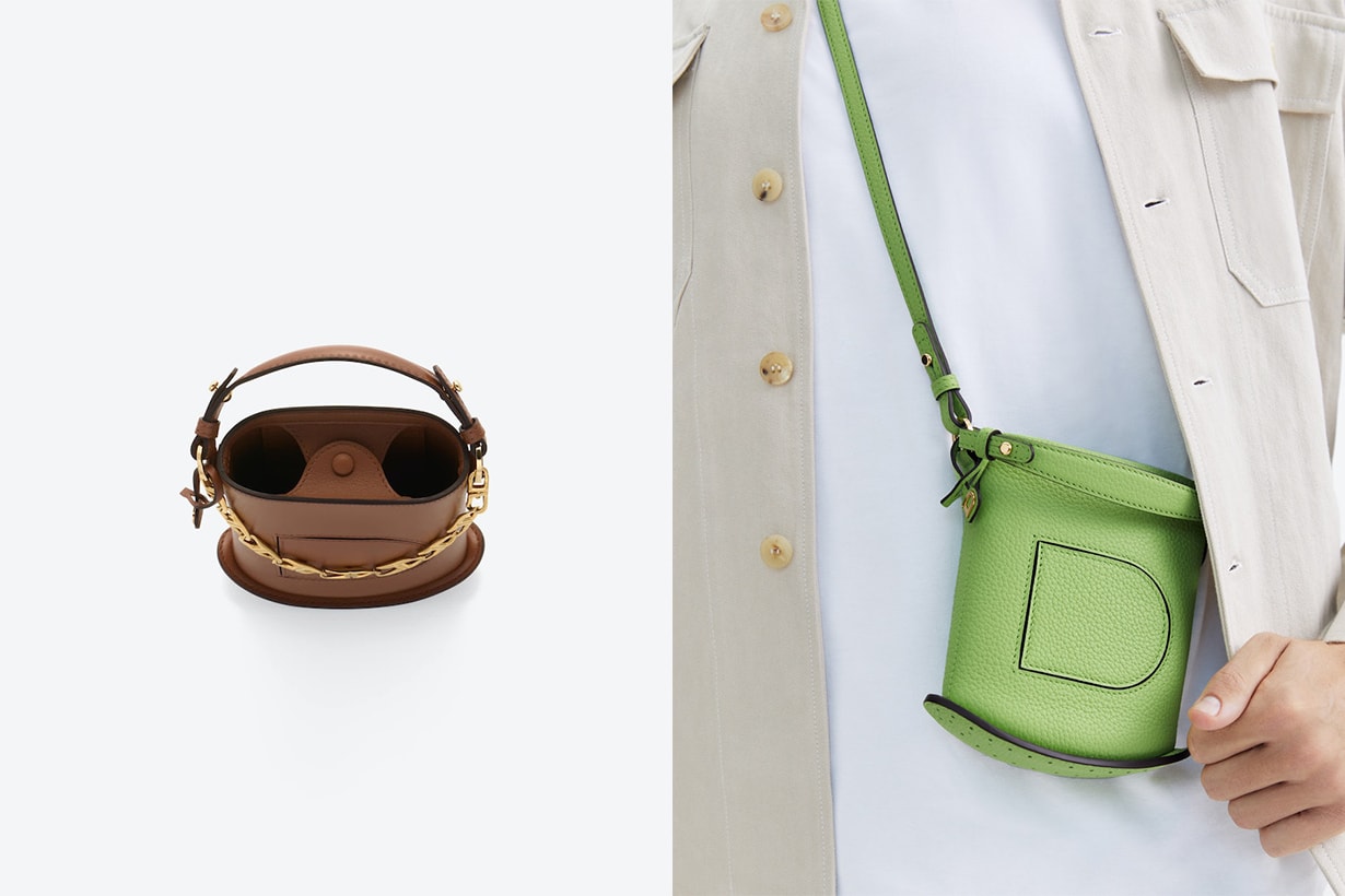 Delvaux SS23 Pin Eclat Co-Pin Pin Toy Box Calf