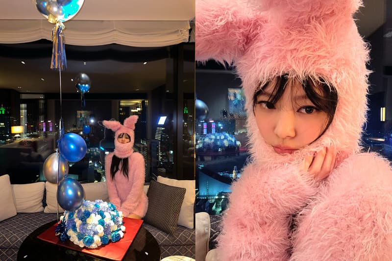 BLACKPINK Jennie 生日穿搭,換上 AMBUSH® Bunny Balaclava 超可愛兔子裝!