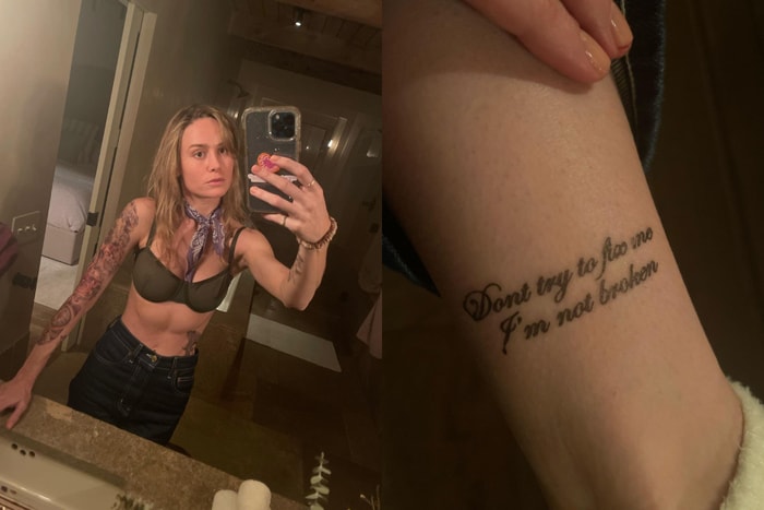 女演員 Brie Larson 露出新紋身,最受網民熱議的這個!