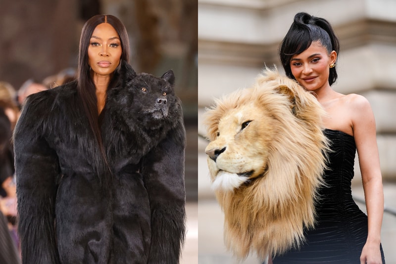 Kylie Jenner Schiaparelli PETA Daniel Roseberry Kylie Jenner Naomi Campbell 2023 haute couture