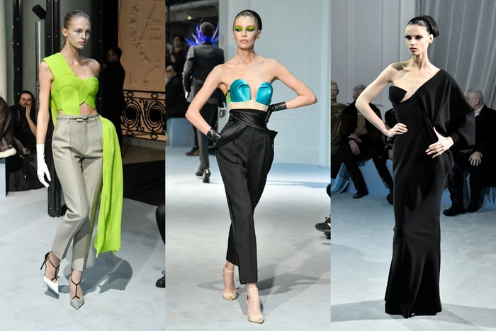 巴黎高訂時裝周:Jean Paul Gaultier 邀請 Haider Ackermann 作客席設計師,以多種剪裁突顯女生美態