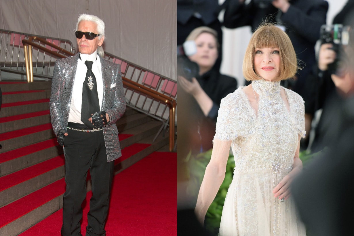 Met Gala Met Gala 2023 Dua Lipa 老佛爺 Karl Lagerfeld Anna Wintour