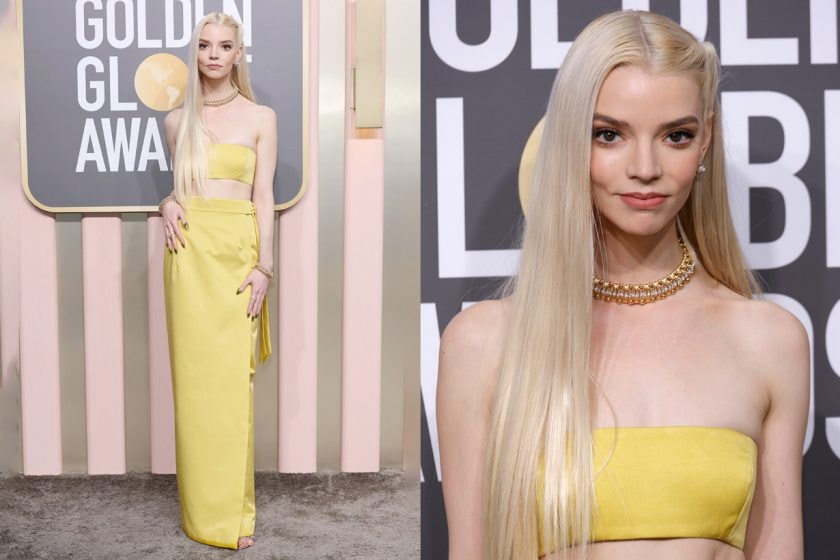 Golden Globe 2023 red carpet Jenna margot anya Lily Ana Letitia Elizabeth Jessica