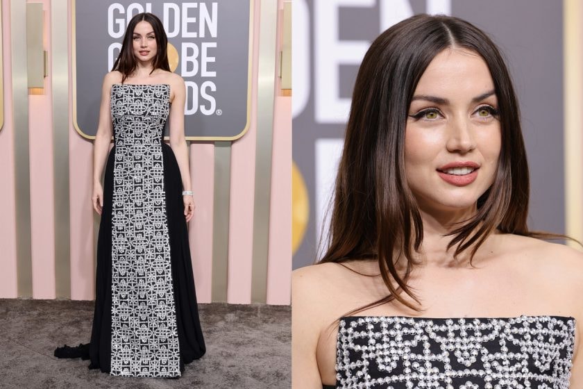 Golden Globe 2023 red carpet Jenna margot anya Lily Ana Letitia Elizabeth Jessica