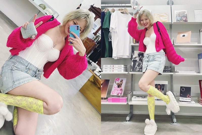 hyuna controversial balencaiga bear back bag dolls kill