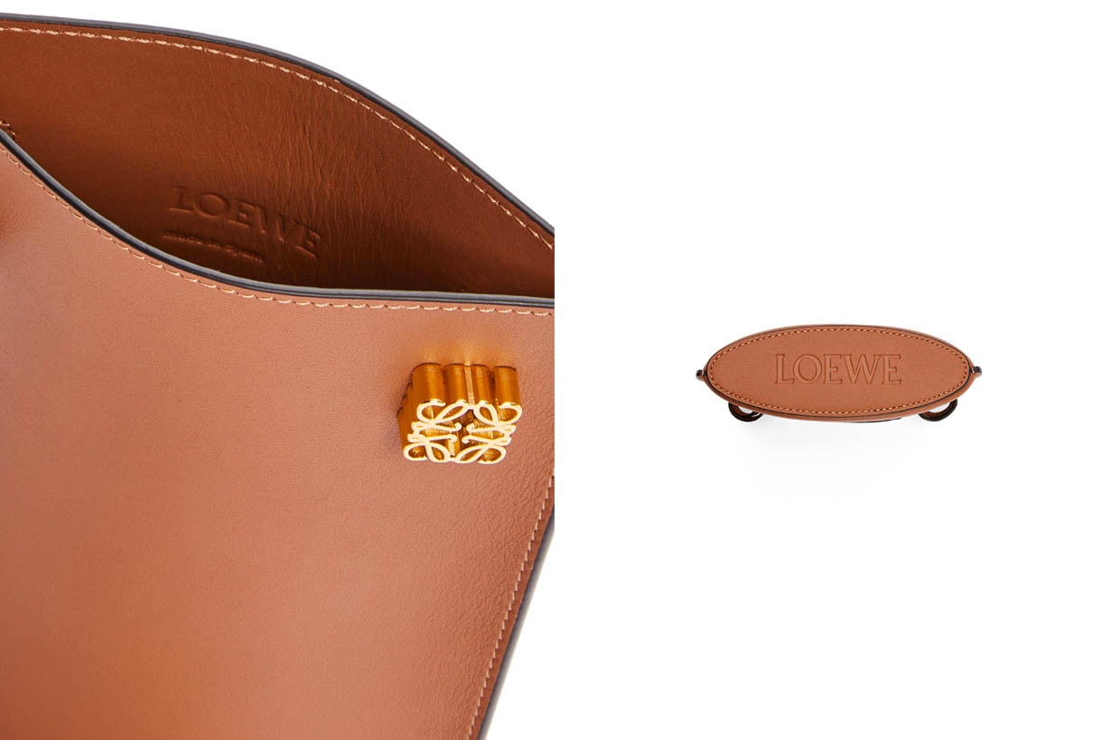 LOEWE Jonathan Anderson Dice pocket in classic calfskin