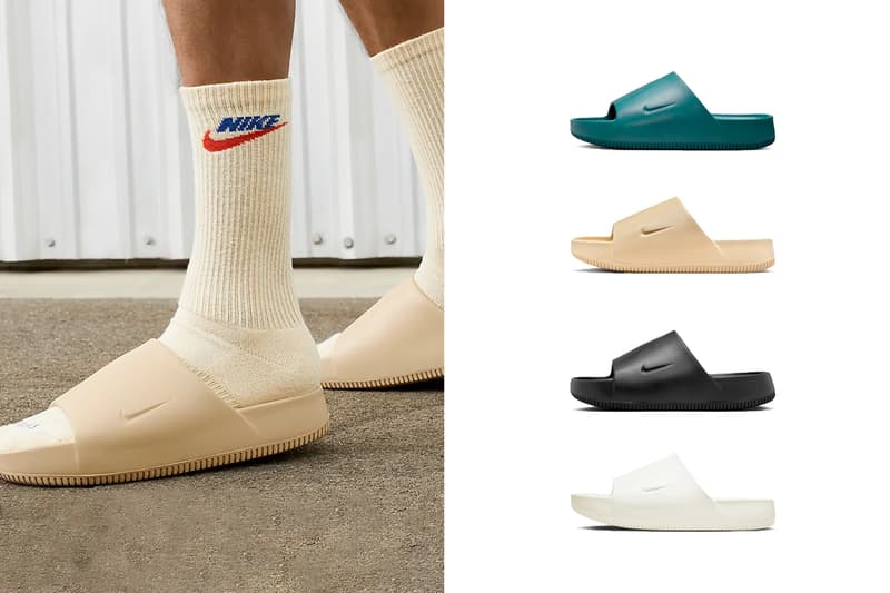 Nike Calm Slide 胖胖懶人拖：基本百搭的 Simple Chic，一次上架 5 個配色！