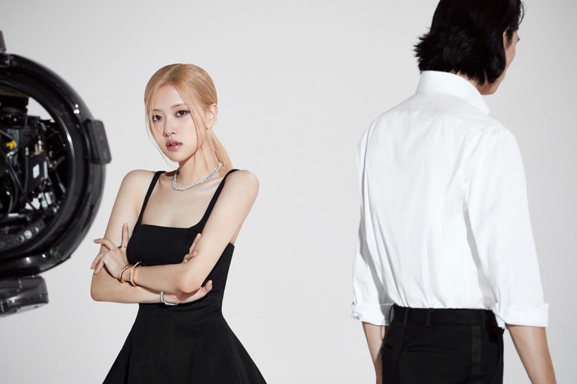 Rosé tiffany Lock campaign reveal unisex jewelry blackpink