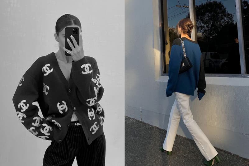 CHANEL、Prada、Gucci... 12 個款式:投資一件名牌 Logo 毛衣,配牛仔褲每個冬季都穿不膩!