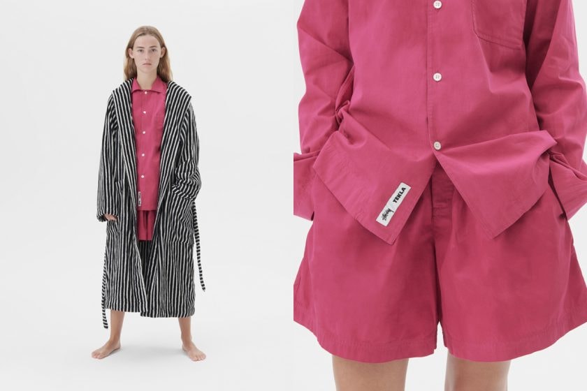 Tekla Stüssy 2023 collabration price berry sleepwear bedding