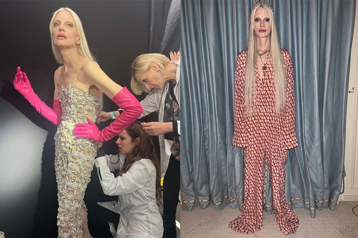 超模 Kristen McMenamy 在 Vanlentino T 台跌倒後幽默回應,網民大讚情商超高!