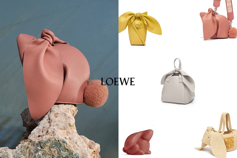 LOEWE 2023 限定兔年系列:Hammock、Bunny 迷你手袋長了兔耳朵,還有超可愛兔子蠟燭!