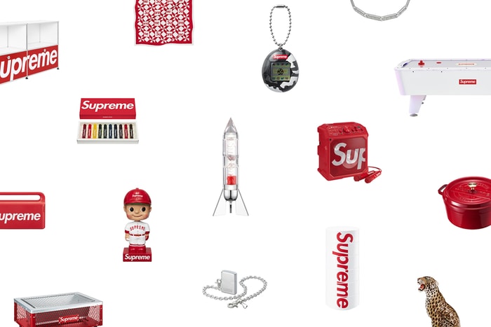 電子寵物、書櫃、花瓶、寵物碗 ... 最期待的 Supreme 春夏系列 30+ 配件一次看!