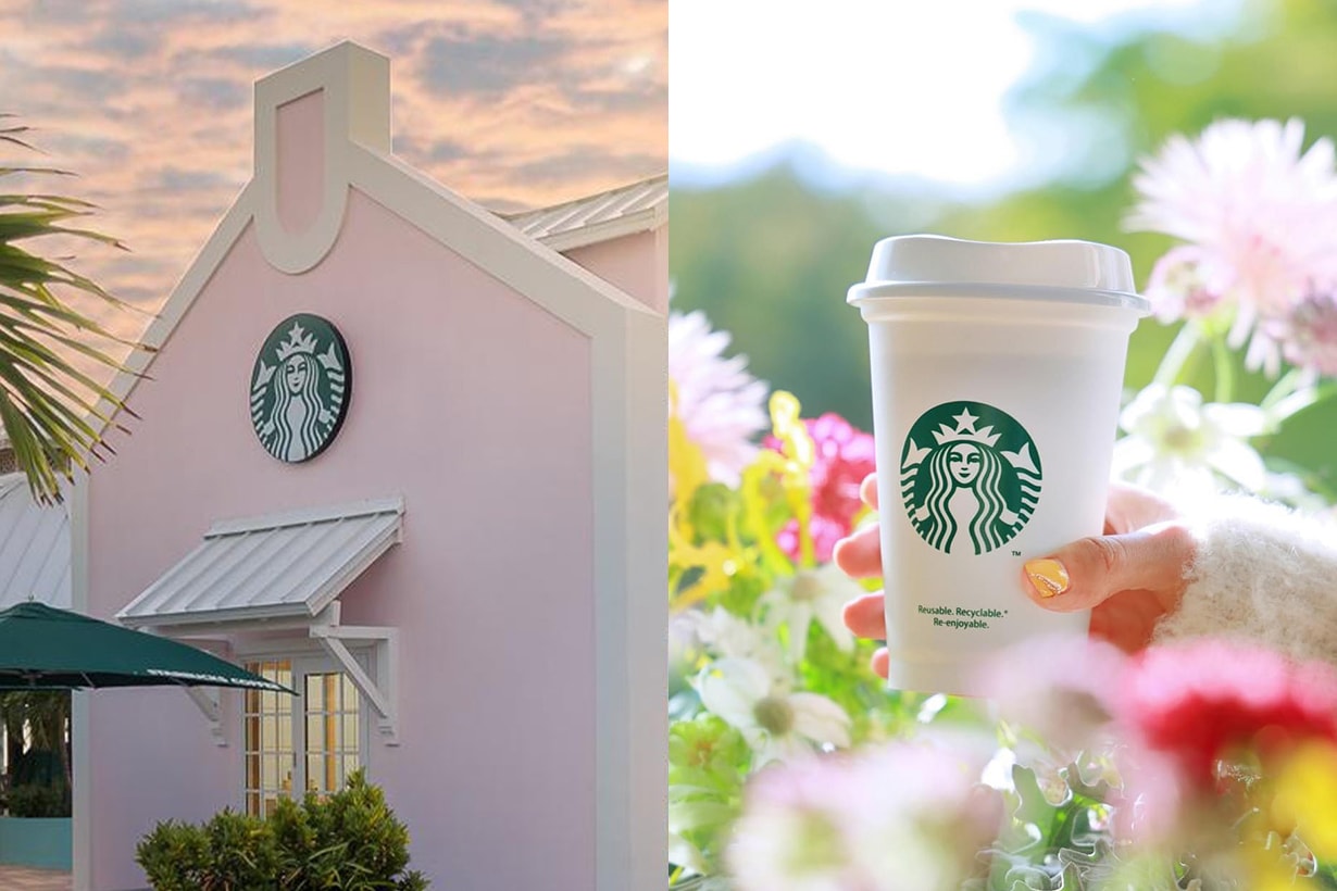 Spring Starbucks Strawberry Season release Frappuccino Matcha Latte