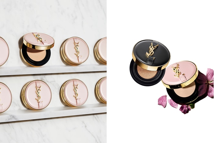 手袋裡的時髦配件:YSL 限量版高訂金釦氣墊粉餅,還未開賣就預告缺貨!